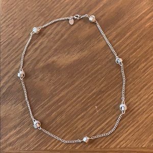 Avon Silver Plated Knot Necklace